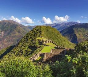 dramatic mountains from the Inca site at Patallacta Discover ancient Machu Picchu as the sun rises Take in the historic city of Cusco, the royal capital of the Inca Empire Embark on scenic walk in