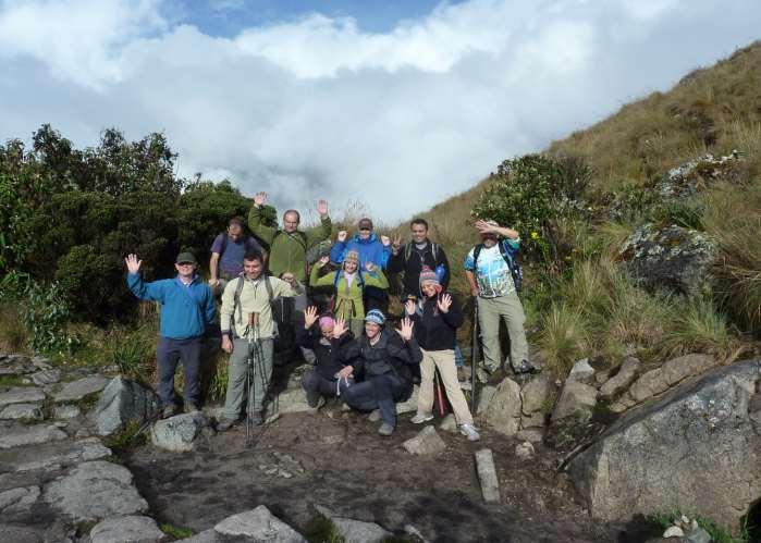 The Inka Trail group makes it