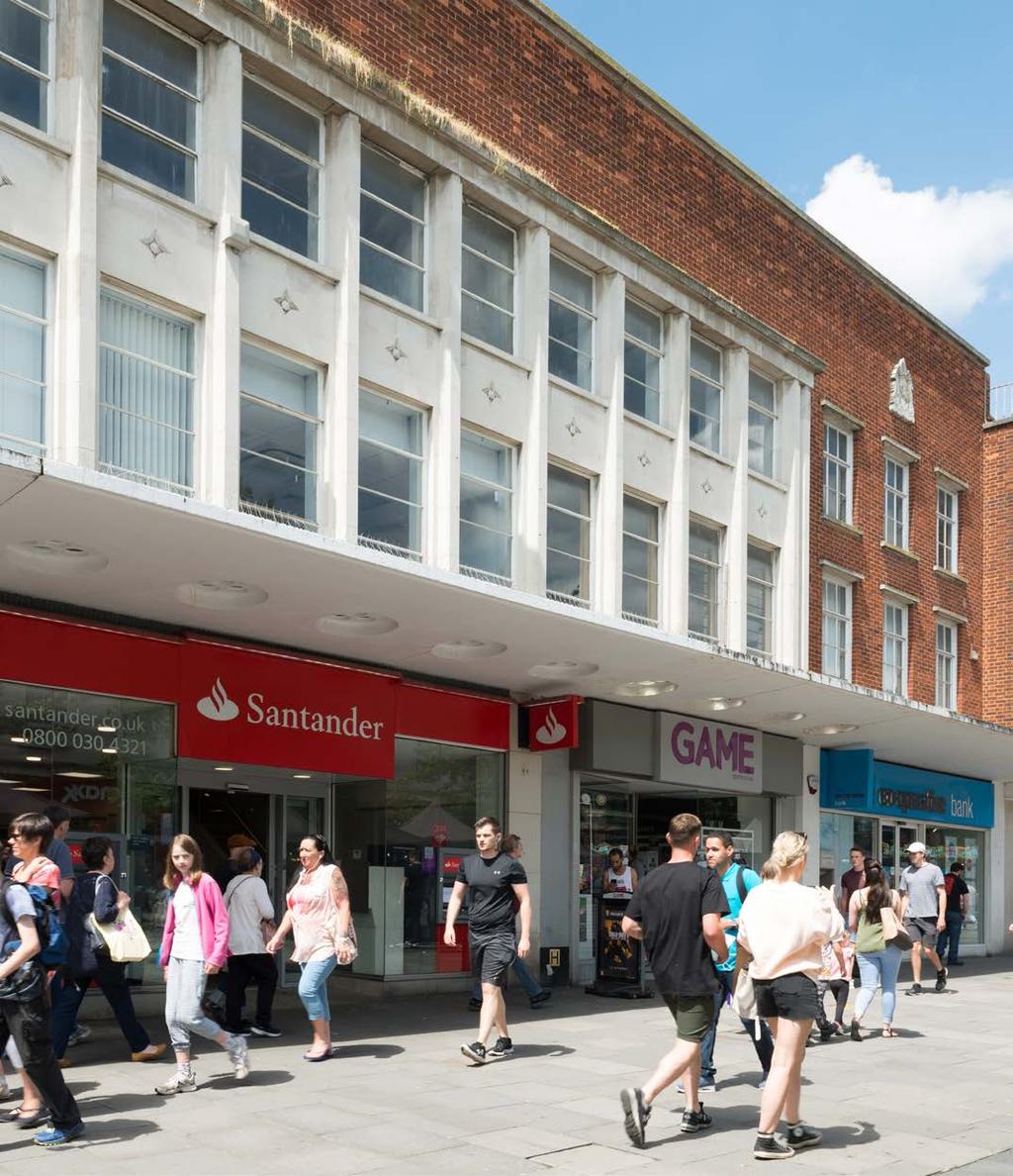 INVESTMENT SUMMARY z Southampton is one of the principal commercial shopping centres on the South Coast, with a primary catchment population of 705,000.