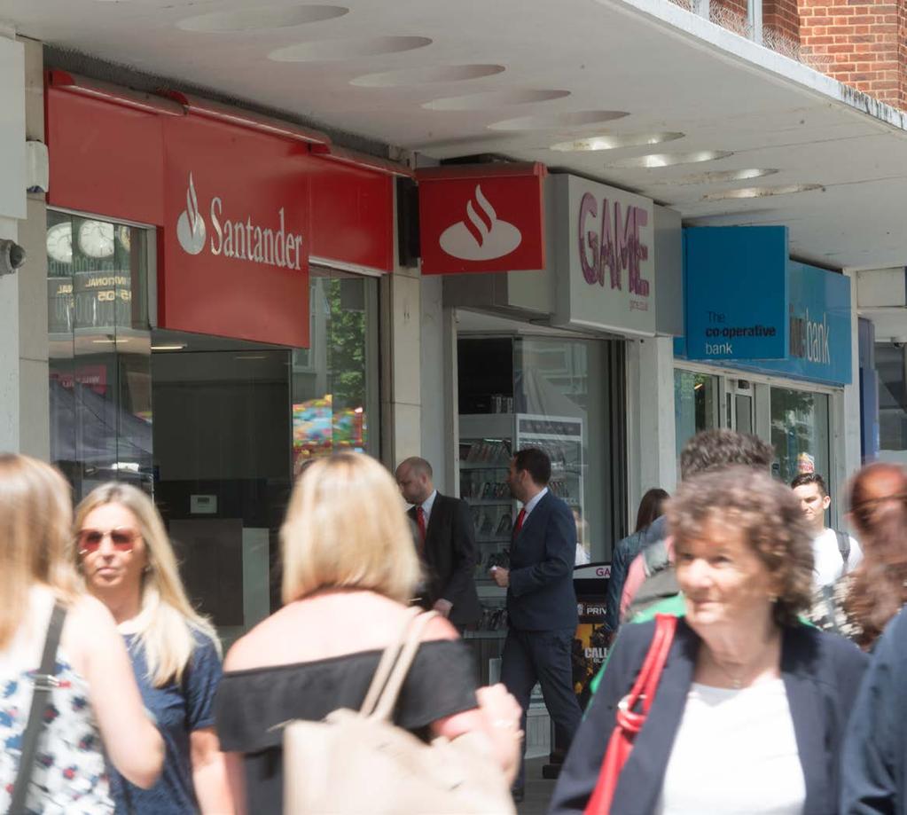SITUATION The property occupies a prime trading position on the west side of the pedestrianised section of Above Bar Street, just to the north of the primary entrance to the West Quay Shopping Centre.