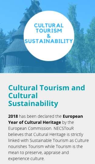 SYNERGIES CULTURAL ROUTES & NECSTouR STRATEGIC ALLIANCE EICR connects Cultural Routes managers and NECSTouR Regions Cooperation NECSTouR and CoE since 2010 now to be reinforced