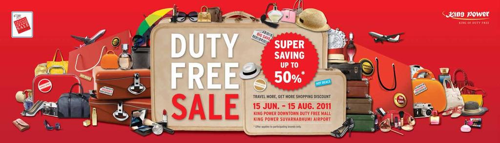 on DUTY FREE SHOPPING Enjoy the spectacular journey in Thailand and shouldn't miss to discover the incredible shopping experience at King Power.