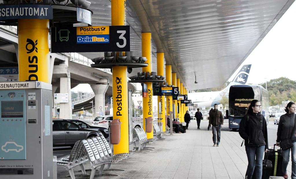 At the long-distance coach terminal pillars P32-SN01 Whether near, whether far Whether Amsterdam, London or Paris At the longdistance coach terminal there arrive coaches from all over Europe at