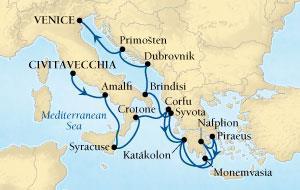 14-Day Athens & Adriatic Gems Civitavecchia (Rome) ~ Venice 10 th June 2017 Italy Greece Croatia Civitavecchia (Rome) ~ Amalfi ~ Syracuse ~ Crotone ~