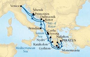 Dubrovnik ~ Primosten ~ Venice 7-Day Greek & Dalmatian Delights Piraeus (Athens) ~ Venice Disembark : Venice, Italy 17 th June 2017 Greece Croatia