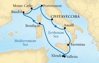 10-Day Yachtsman s Mediterrnean Civitavecchia (Rome) ~ Barcelona