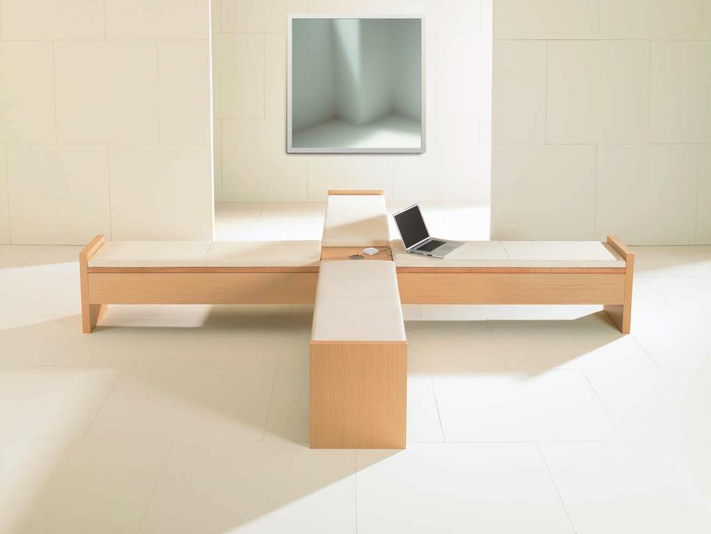 the linea bench series The Linea Bench Series, designed by Barcelona-based Mario Ruiz, provides an alternative approach to conventional seating areas.