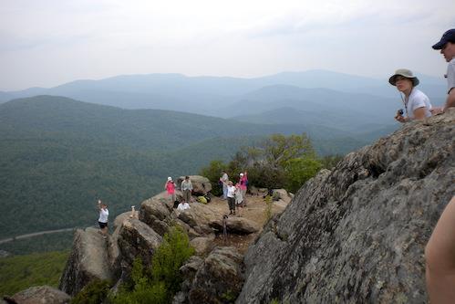 One in particular, the Salamander Trail, leads to the top of Hawksbill Mountain, the highest peak and widely considered to have the best views in the park.