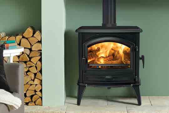Dovre 640WD woodburning stove 640WD Woodburning Stove KEY DETAILS All cast iron construction Woodburner Cleanburn and Airwash systems Ecodesign Ready Side door for loading Nominal heat output: 9kW