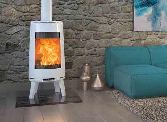 Bold 300 in Pure White Enamel Bold 300 Wood Stoves KEY DETAILS All cast iron construction Woodburner Airwash and Cleanburn systems Ecodesign Ready Nominal heat output: 7kW Heat output range: 2.