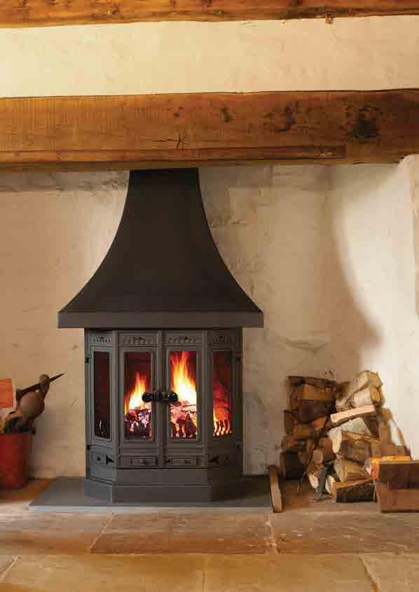 Dovre 2000 fireplace with