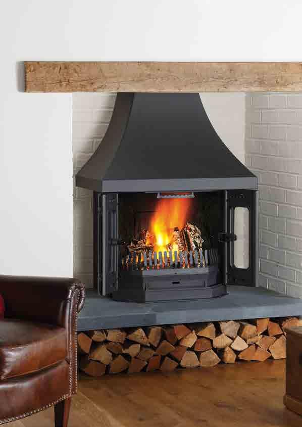 52 Dovre 2700 fireplace with