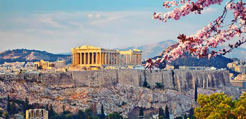 Other important information Climate and average temperature The best time to visit Athens and the Greek Islands begins in May, when the mean temperature is 21 C and rainfall is minimal, and continues