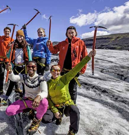 GLACIER WALKS & HIKING TOURS Departures: All Glacier Walk departures are from the Sólheimajökull parking area. We advise you to be there at least 20 min prior to departure.