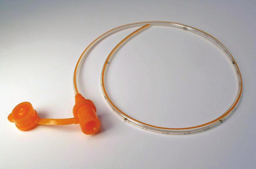 Safe Child System US Patent 8,292,875 NeoChild Silicone NG/OG Feeding Tube Enteral Feeding Tube, Orange Radiopaque Stripe and Enteral connector. Size Order # Case Size 5.