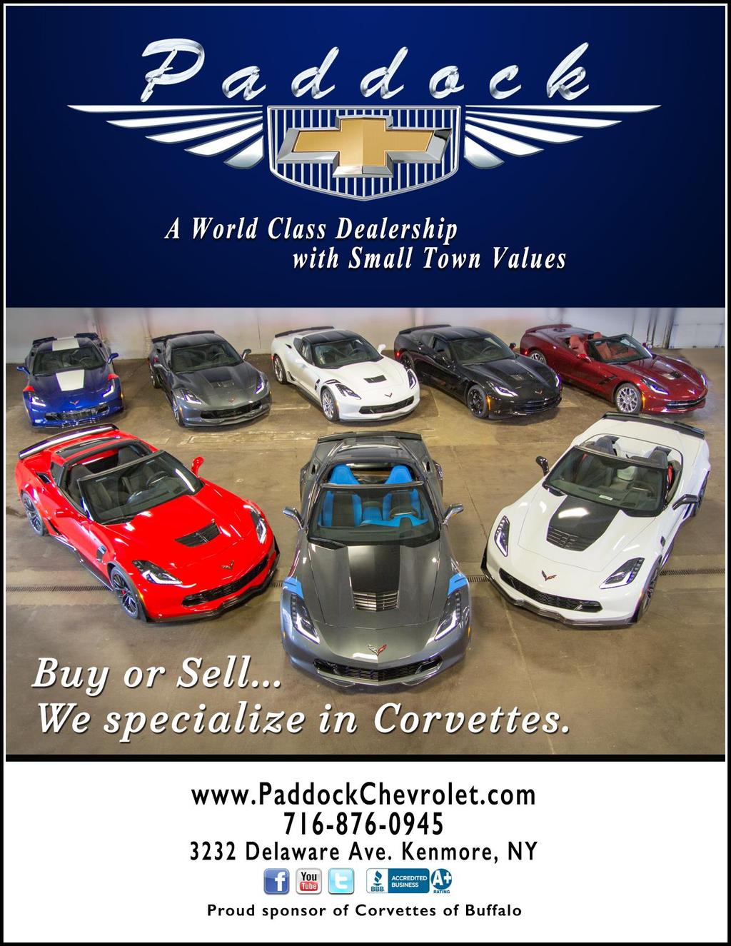MAJOR SPONSORS for Ctrl + Click on these links to review our current NEW CAR and PREOWNED inventories. NEW ------------- http://www.paddockchevrolet.