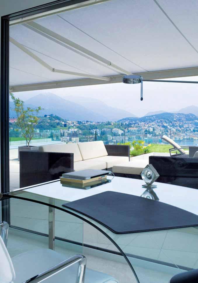 AWNINGS Keeping the sun from beating down on your windows in summer not only reduces the