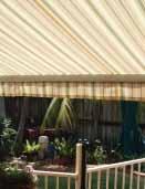 FOLDING ARM AWNINGS Apollo Folding Arm Awnings are a stylish and clever way to transform large outdoor areas like courtyards and verandahs into delightful alfresco living spaces.