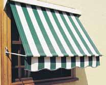 RAIN SENSOR Suitable for Awnings without a steep pitch. An adequate pitch is required to allow rain to run off.