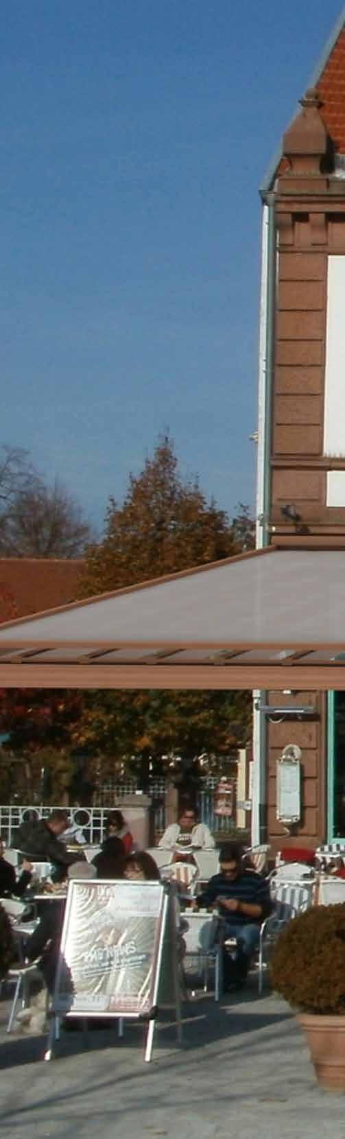 DURABILITY AND PRACTICALITY A solid and elegant awning that is designed to be installed on to a