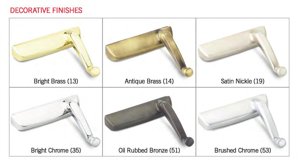 - Colour range for key locking is limited so please check availability with FSA