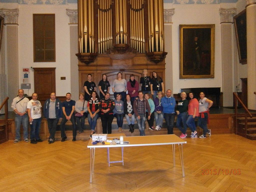 Talking of Norwich Castle, a first time visit resulted in a great night, on the 29th of September. We had 30 lovely guests, and 3 castle team members, who were great.