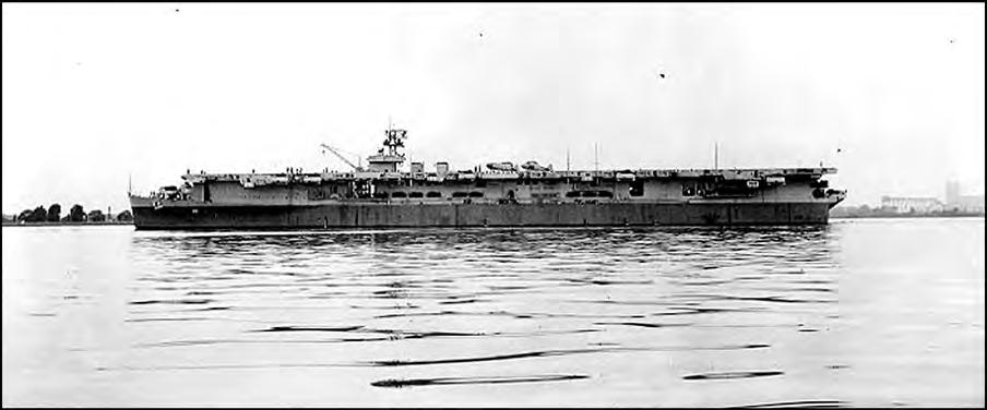 down on December 29, 1941, just three weeks after the Pearl Harbor attack. This ship was reclassified CV-26 on March 27, 1942 and renamed Monterey 4 four days later on March 31, 1942.