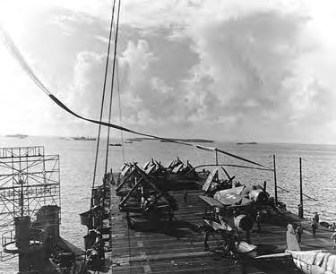 planes, whose pilot was recovered. Cabot remained on patrol off Luzon, conducting strikes in support of operations ashore, and repelling desperate suicide attacks.