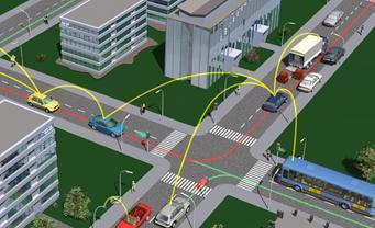 2. Kooperativni sustavi u prometu Kooperativni sustavi su sustavi u kojima vozilo komunicira bežično sa drugim vozilom (V2V) ili s cestovnom infrastrukturom (V2I odnosno I2V) čiji je glavni cilj