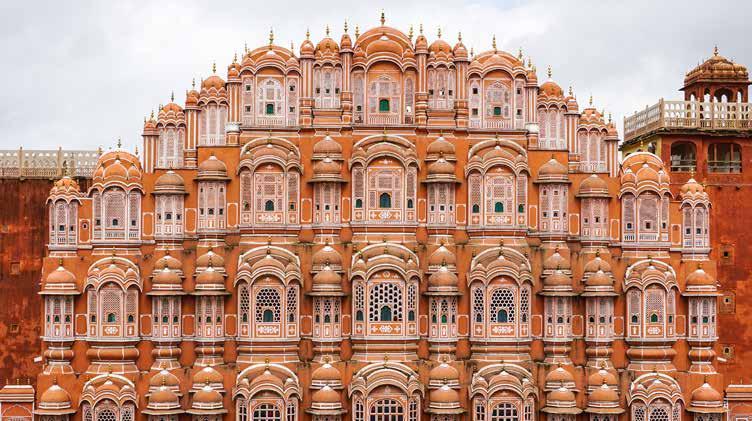 Palace of the Winds (Hawa Mahal), Jaipur BEST OF INDIA ESCORTED TOUR Personally escorted by India Tours and Travel Specialists', Sean Fernandes, this exciting 15 day tour is steeped in culture,