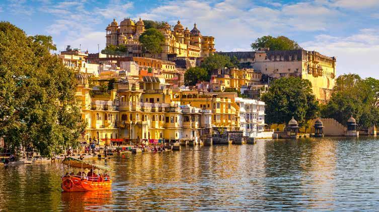 City Palace and Pichola Lake, Udaipur 10 Days / 9 Nights RAJASTHAN (1 Oct 17 15 Apr 18*) Superior $2,375 Luxury $7,535 (16 Apr 18 30 Sep 18) Superior $1,935 Luxury $5,200 *Prices not valid 20 Dec 17