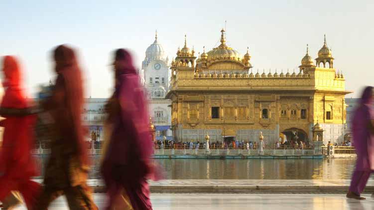 Golden Temple, Amritsar 10 Days / 9 Nights NORTHERN INDIA (1 Oct 17 30 Sept 18*) Superior $1,885 Luxury $2,745 *Prices not valid 20 Dec 17 10 Jan 18 (peak period) 9 nights twin share accommodation