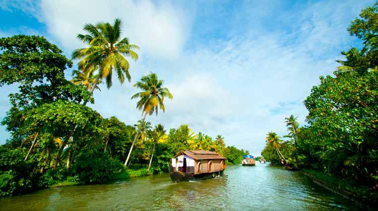Kerala backwaters HOUSEBOATS OF KERALA Accentuate your South India holiday experience aboard one of the famed Kettuvallams (houseboats) of Kerala.