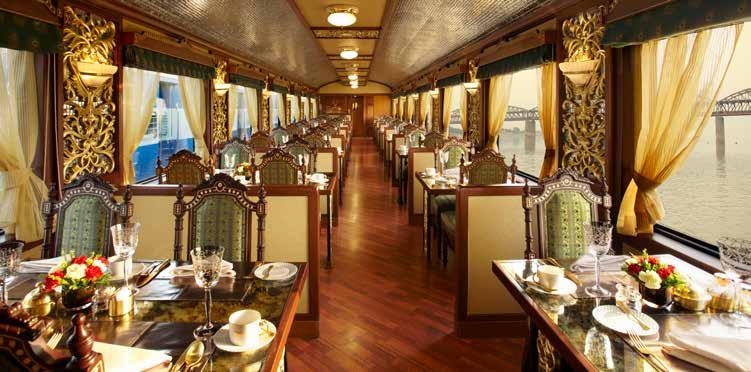 Restaurant MAHARAJA EXPRESS The Maharaja Express offers a wide range of daily excursions at each stop.