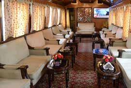 PALACE ON WHEELS A great way to explore India is on the Palace on Wheels, the famous luxury train of India that carries with it an understated luxury that blends in with the majestic charm and beauty