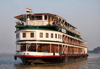 These cruises are a must for those wanting to experience the mighty Ganges while cruising.