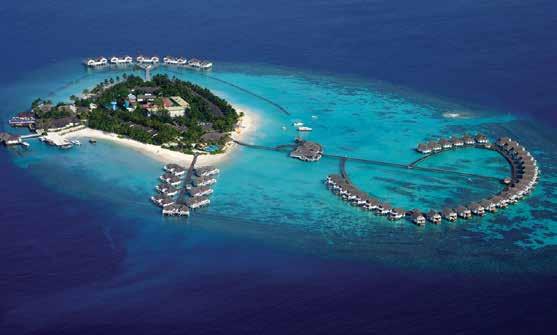 Centara Grand Island Resort & Spa Set amongst the perfect islands and blue ocean of South Ari Atoll (Alifu Atoll) in the republic of Maldives, Centara Grand Island Resort & Spa Maldives delivers a