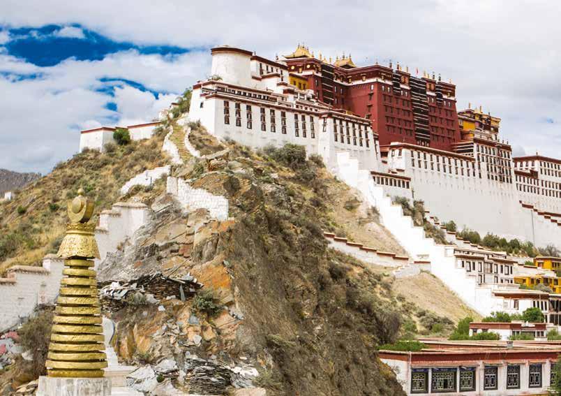 ASIA, INDIA & THE PACIFIC Set foot where Dalai Lamas once dwelled, in Lhasa s magnificent Potala Palace DAY 8: Lhasa Gateway to Tibet Fly to Lhasa, the heart and soul of Tibet, one of the highest
