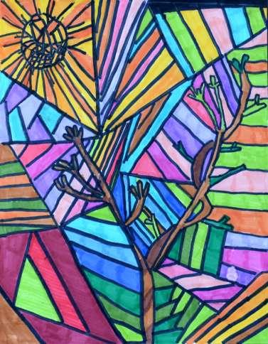 Stained Glass Pattern Ema