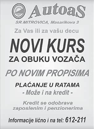 063/523-442 SAVE KOVAČEVIĆА 25 SREMSKA MITROVICA Prodaja bele tehnike Klima uređaji Kralja Petra I 102 Sremska Mitrovica Prodaja: 022-612-141 www.