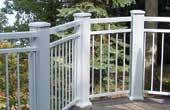 Maintenance-free Heavy-duty aluminum 3 or 5 ½ posts ¼ thick (framed) and ½ thick (frameless)