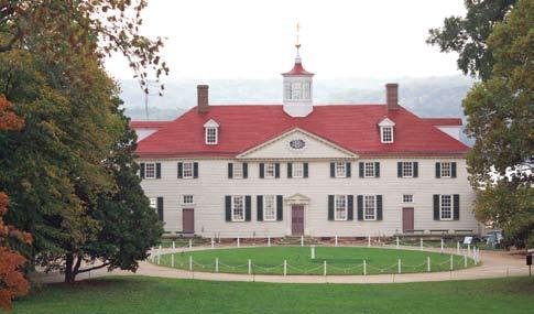 TOUR 6 mount vernon Saturday, August 4 Departs: 11:00 am Returns: 3:00 pm Cost: $85 per person Enjoy the peace and quiet of the family home of one of the leaders of early America.