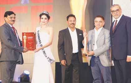 The award was given to The Lalit New Delhi and received by Vishal Sharma, Head of Sales Banquet and Vijay Bhalla, National Head - Corporate Sales Beverage Partner PEAUR BEVERAGES Piyush Mathur,