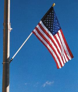 2 x 4 Flag Set for Lampposts 2 1 / 2 x 4 Nylon American