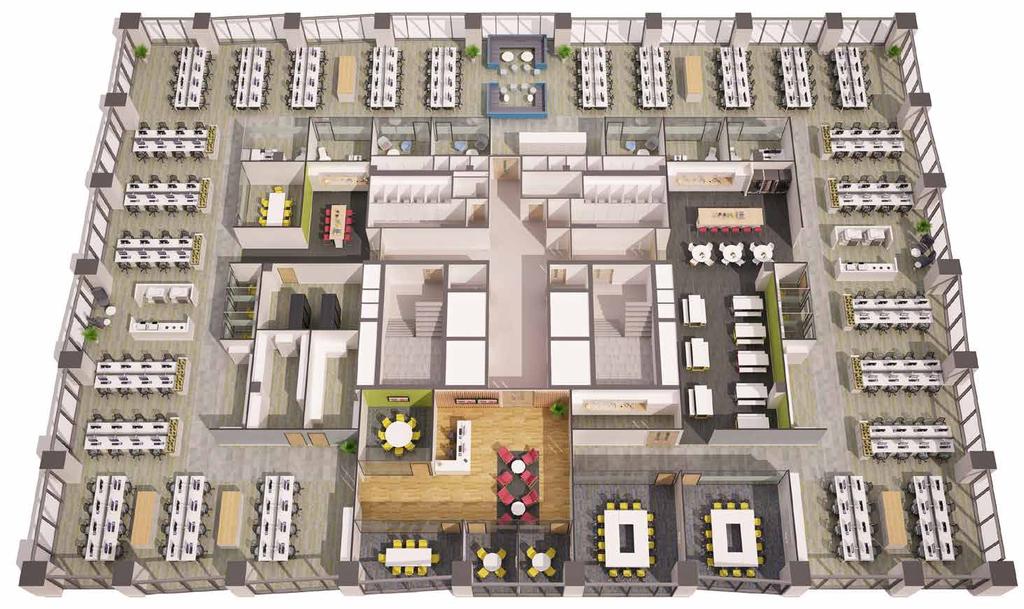 N SPACE PLAN 1:8 1603m 2 / 17,255sqft Spatial Evaluation 1 x Reception/waiting area 2 x 8 Person meeting rooms 2 x 4 Person meeting rooms 2 x 14 Person meeting/training rooms 1 x 8 person meeting