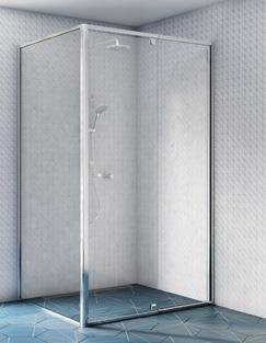 Semi Framed Showers achieve a more modern, minimalistic look than a framed shower screen.
