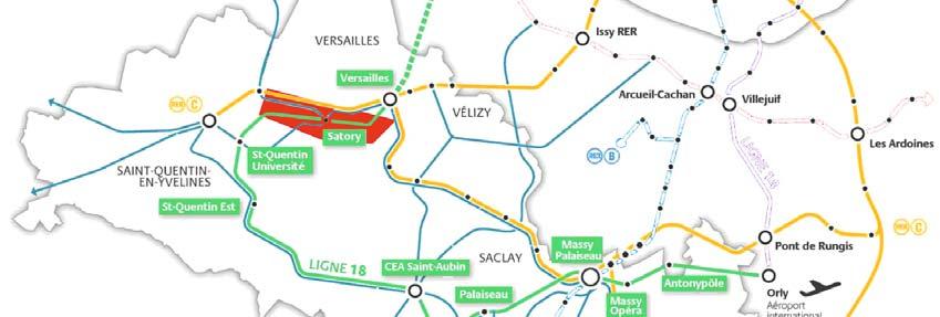 VERSAILLES / PUBLIC AMENITIES STRATEGY Mobility context Excellent metropolitan connections (5 existing stations in