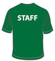 James Camp Staff wearing green staff shirts, Registration: There are still spots available in most of our tennis and sports camps during each week of the summer. Visit the GNAG website at gnag.