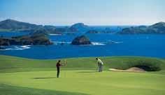 Golfing in New Zealand New Zealand offers magnificently designed courses frequently set against breathtaking views of snow-capped mountains, lakes, forests and stunning seascapes.
