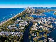 one hour on the smooth, beautiful Gold Coast waterways admiring luxury mansions and uninterrupted views of the Gold Coast city skyline.